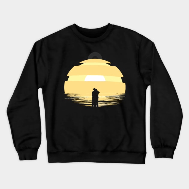 Two Rogues At The End of the World Crewneck Sweatshirt by cedownes.design